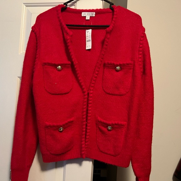 Red Women's Sweater - Picture 2 of 6